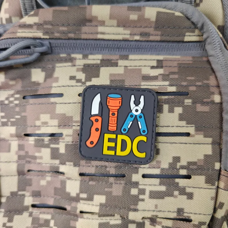 2026 New PVC Patches,EDC Morale Badges, For Clothing, Hats, Backpacks, etc., Hook and Loop