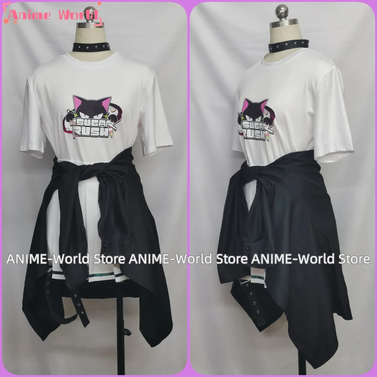 《Custom size》Kyoyama Kazusa Cosplay Costume Game Blue Archive Cosplay Dress Suit Shirt Skirts Halloween Prop Headdress Wig