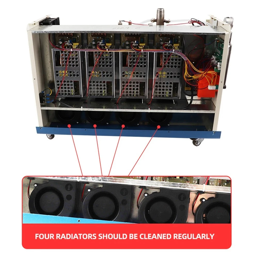 400L/H Oxygen-Hydrogen HHO Generator Water Welder Acrylic Polishing & Silver Copper Melting Oxyhydrogen Flame Polisher