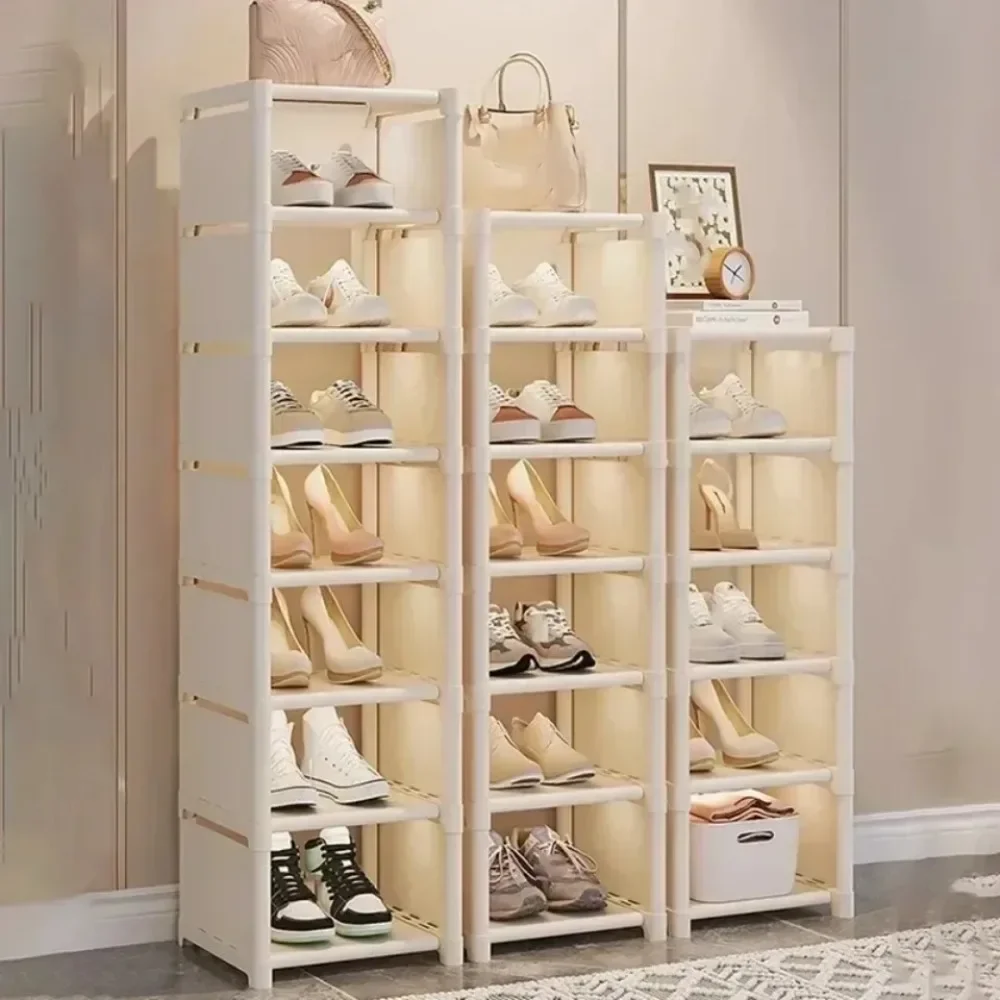 Wall Corner Shoe Rack Multiple Layers Shoe Organizer Space Saving Rack Adjustable Shelf Simple Saving Cabinet Household Products