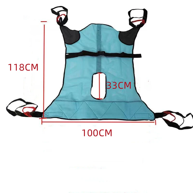 Medical Lift Sling Transfer Belt Sheet Household Bed Wheelchair Spreader Lift Strip Blanket for Elder Disable Paralyzed Patient