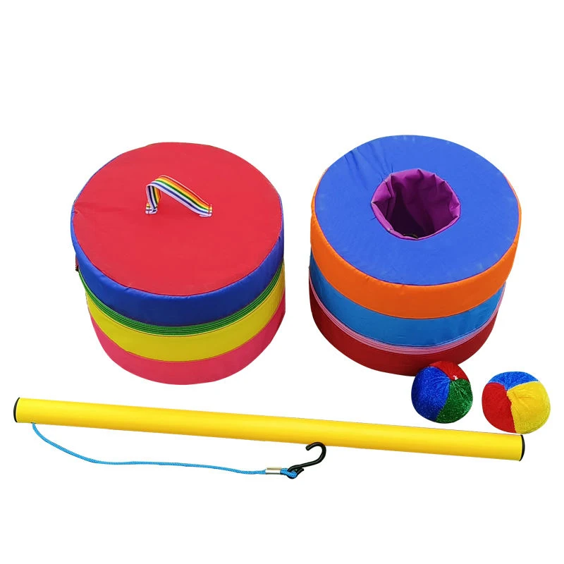 Zabawy na świeżym powietrzu Imprezy Towarzyskie Gry Interaktywne Skacanie Balansowanie Sprzęt sensoryczny Trening integracyjny Koło kolorów Rekwizyty Zabawki sportowe