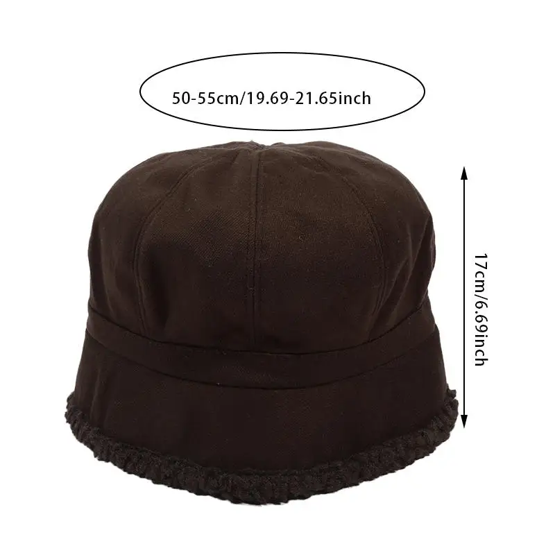 Beret Hat Women Winter Octagonal Hats For Women Retro Solid Color Newsboy Cap Korean Version Female Keep Warm New Bucket Hat