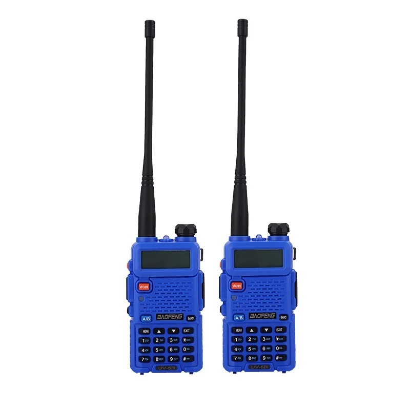 2022. neues Walkie-Talkie-UV-5R 2 teile/los Funkgerät uv5r 128ch 5w vhf uhf 136-174mhz & 400-520mhz