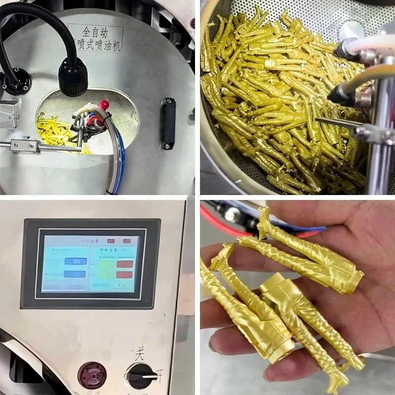 ماكينة رش الأجزاء المعدنية الأوتوماتيكية الكاملة بدون غبار ماكينة رش أجزاء الأجهزة ماكينة رش المواد المغناطيسية