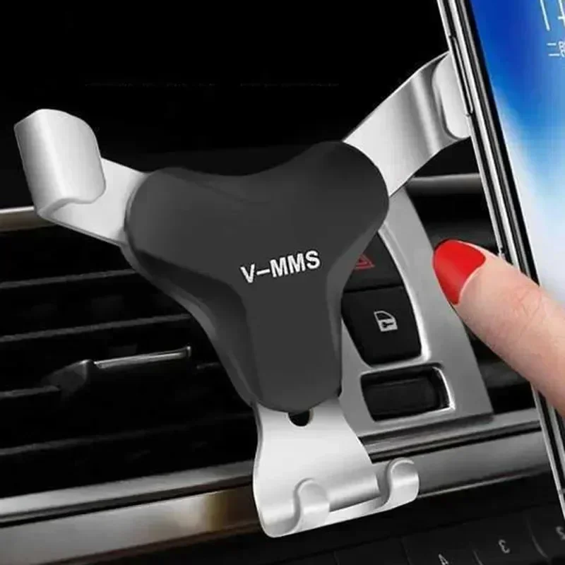 Gravity Car Holder Auto Air Vent Mount Clip Bracket Cell Holder No Magnetic GPS Mobile Phone Stand for IPhone 15 Xiaomi Samsung