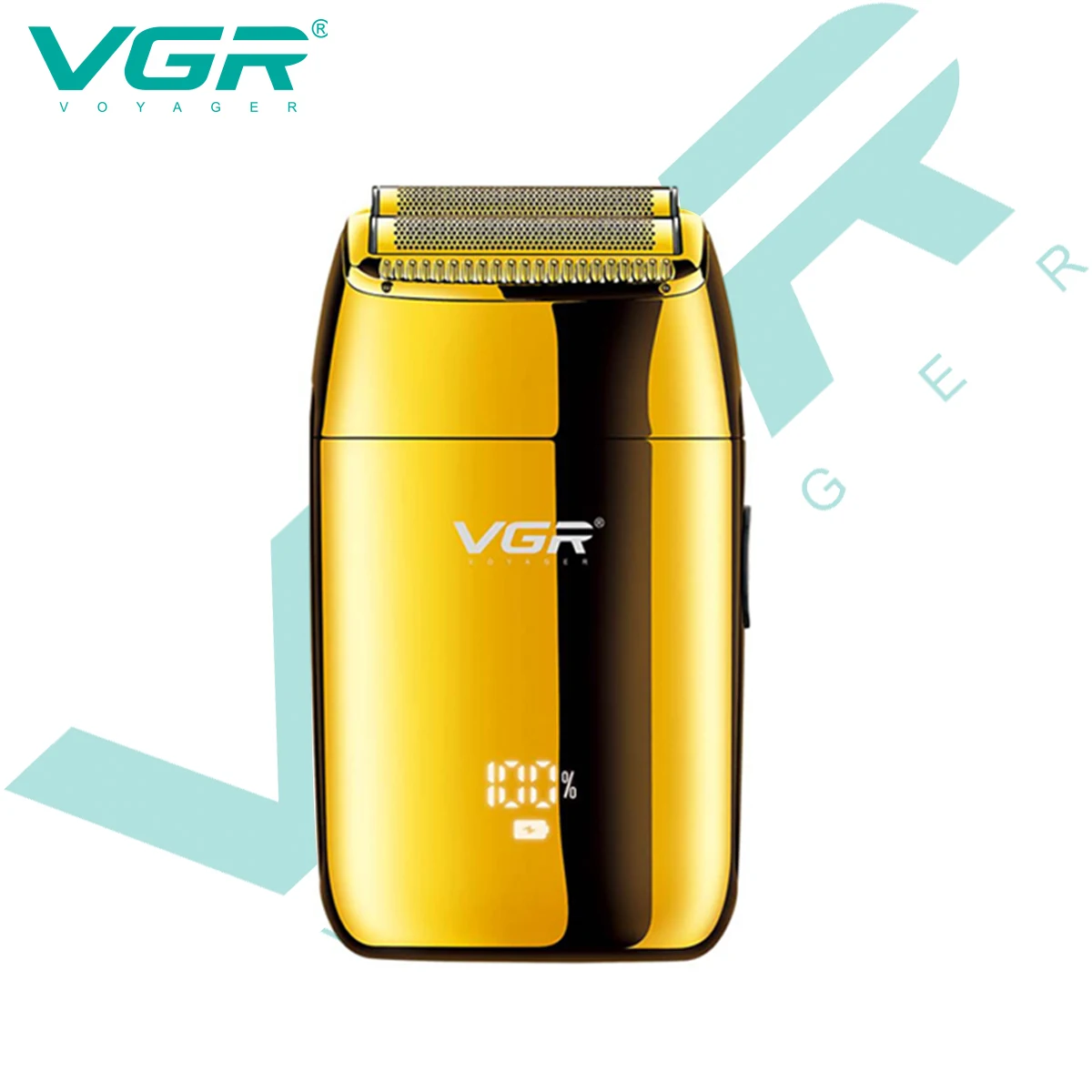

VGR V-399 сабельная мужская бритва, прецизионное лезвие, металлический триммер для бороды, USB-зарядка, интеллектуальное цифровое отбеливающее устройство