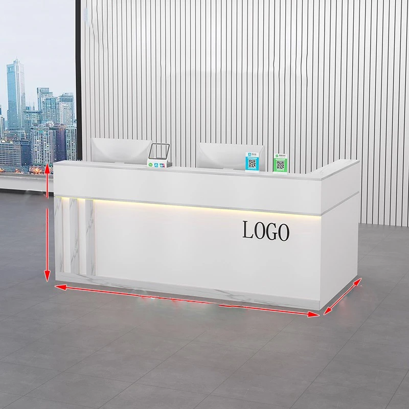 

Organizers Long Reception Desks Company Design Display Restaurant Modern Reception Desks Luxury Mostrador Commercial Furniture