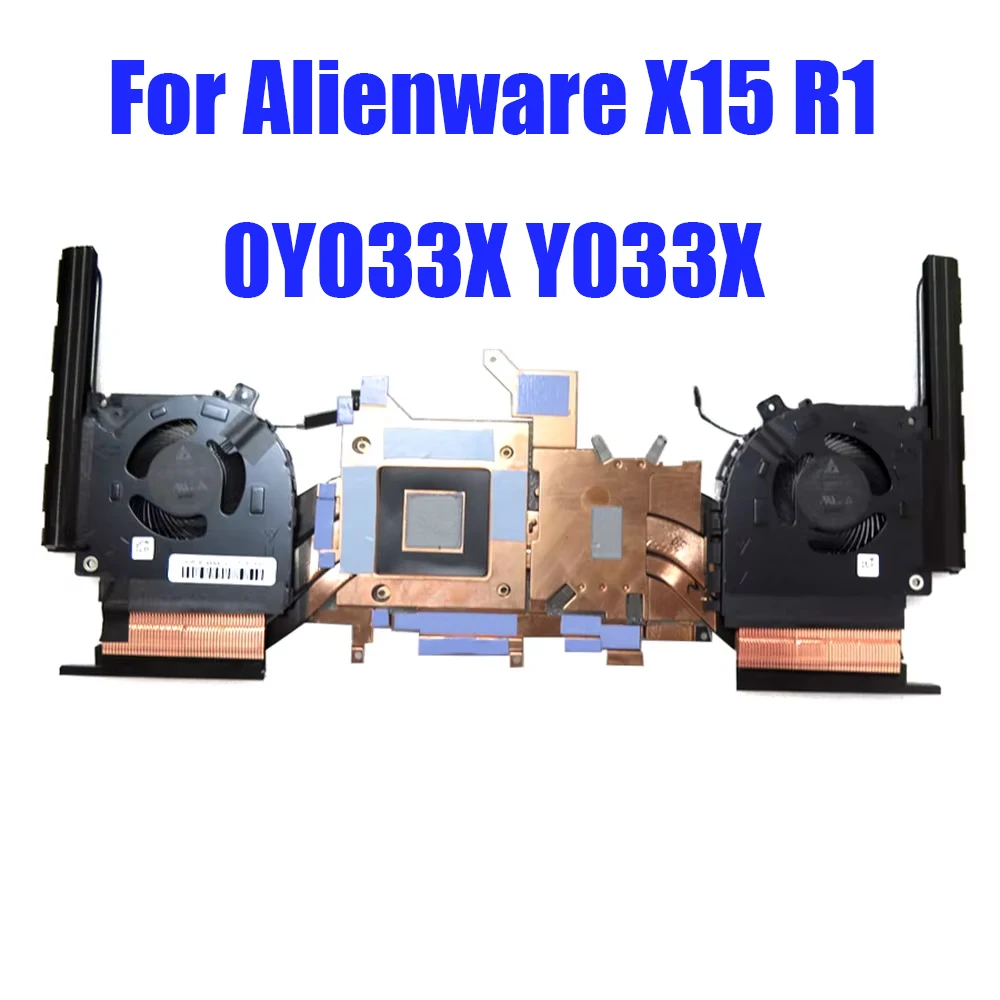 

Laptop Heatsink&Fan For Alienware X15 R1 0Y033X Y033X AT304006ZCL