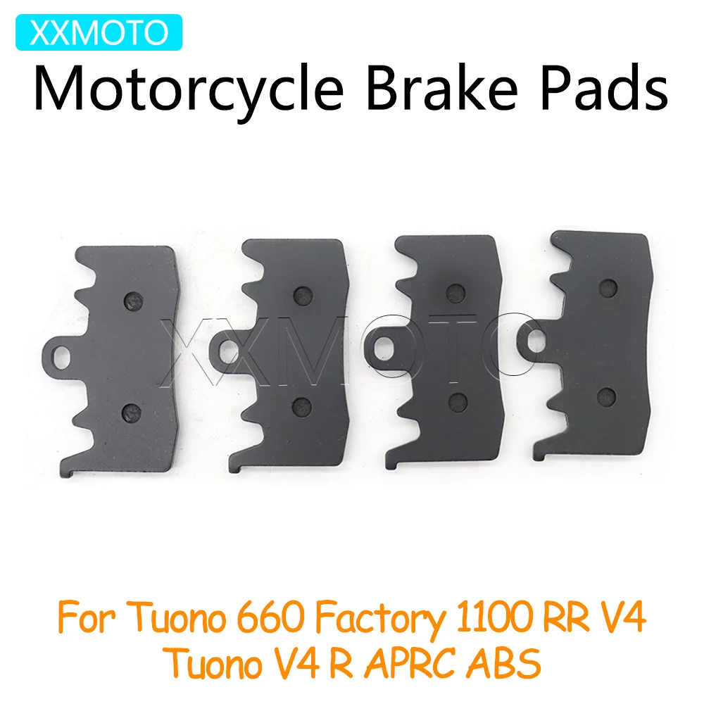 

For RS660 RS 660 Tuono 660 Factory 1100 RR V4 R APRC ABS 2015 2016 Motorcycle Front Brake Pads Tuono660 Accessories