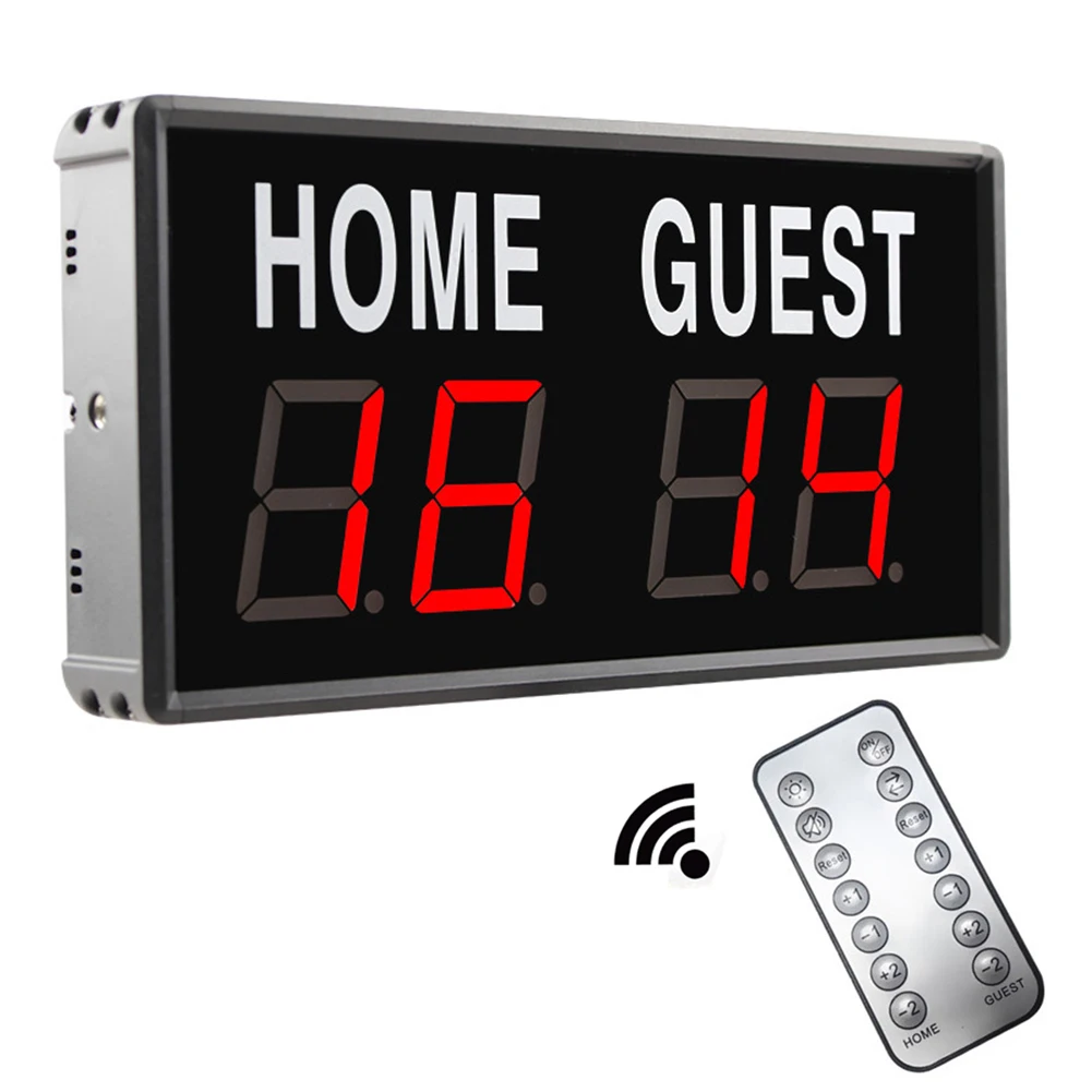 

Portable Electronic Scoreboard for Indoor and Outdoor Games Remote Control Quick Score Recording Scoring Shortcuts