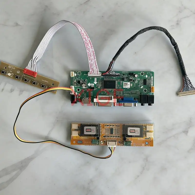 

Matrix Controller Drive Board Fit LTM215HT02 MT215DW01 LM215WF1 M216H1 HDMI+DVI+VGA LVDS-30Pin 1920*1080 4CCFL 1920x1080 DIY Kit