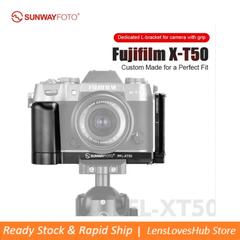 

SUNWAYFOTO PFL-XT50 L-bracket for Fujifilm X-T50 Arca Swiss Quick Release L Plate