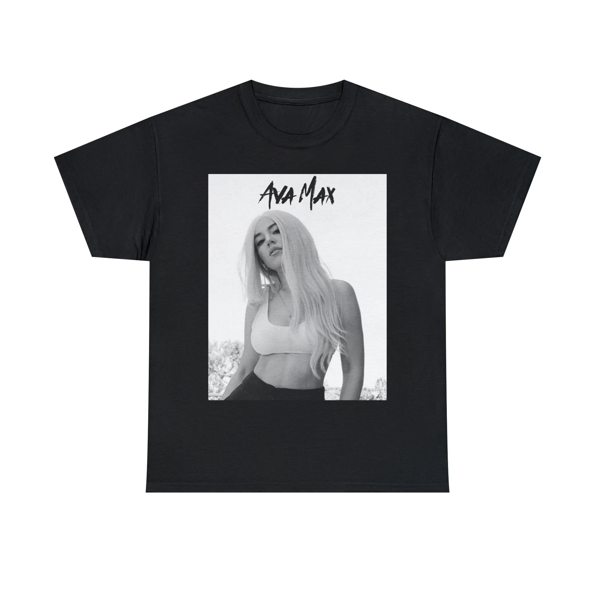 Ava Max Vintage Style T Shirt Photoshoot Bootleg Inspired MinimalisT R B Music Retro For Fans Aesthetic