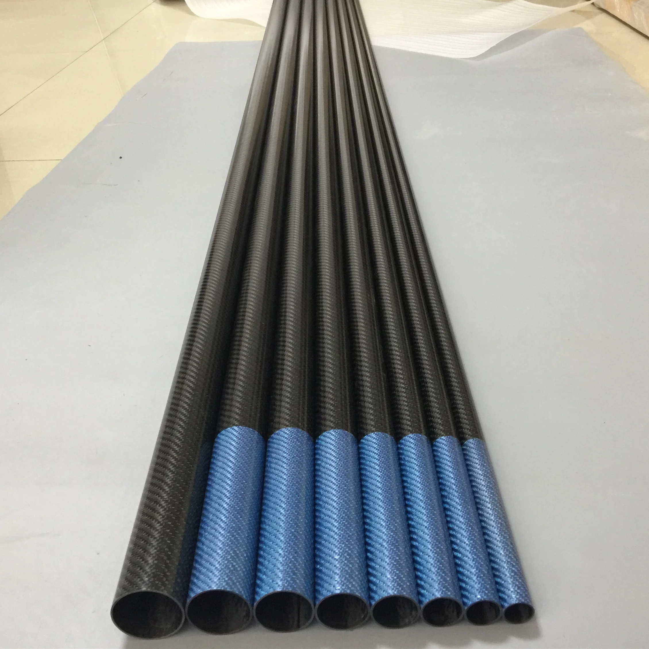 ASEK 52ft 62ft Telescopic Pole for Harvesting or Fruit Plucking Coconut Cutting Hand Tools