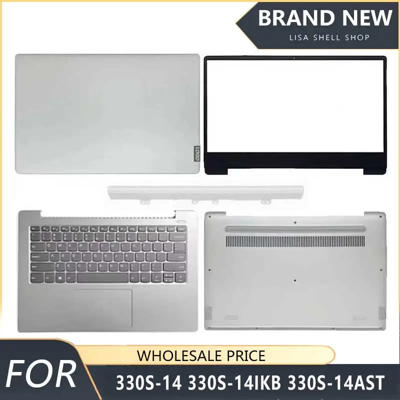 NEW For Lenovo Ideapad 330S-14 330S-14IKB 330S-14AST Laptop LCD Back Cover Front Bezel Upper Palmrest Bottom Case Keyboard Hinge