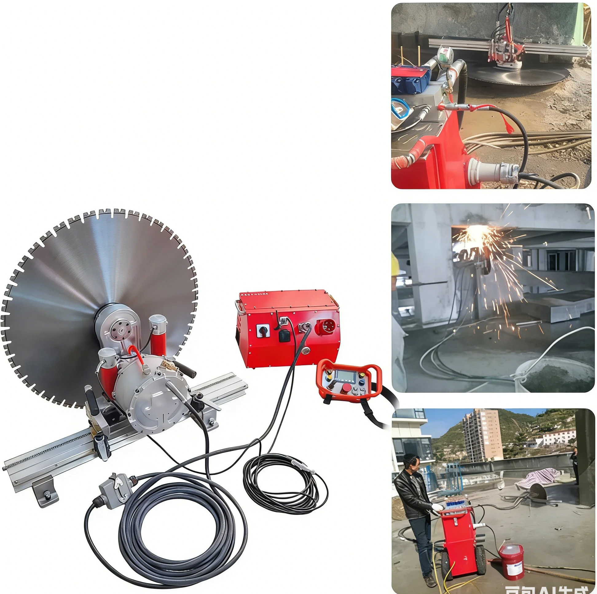 Customized Excellent Performance High Quality Concrete Wall Saw Cutting Machine/Hydraulic Wall Cutting Machine