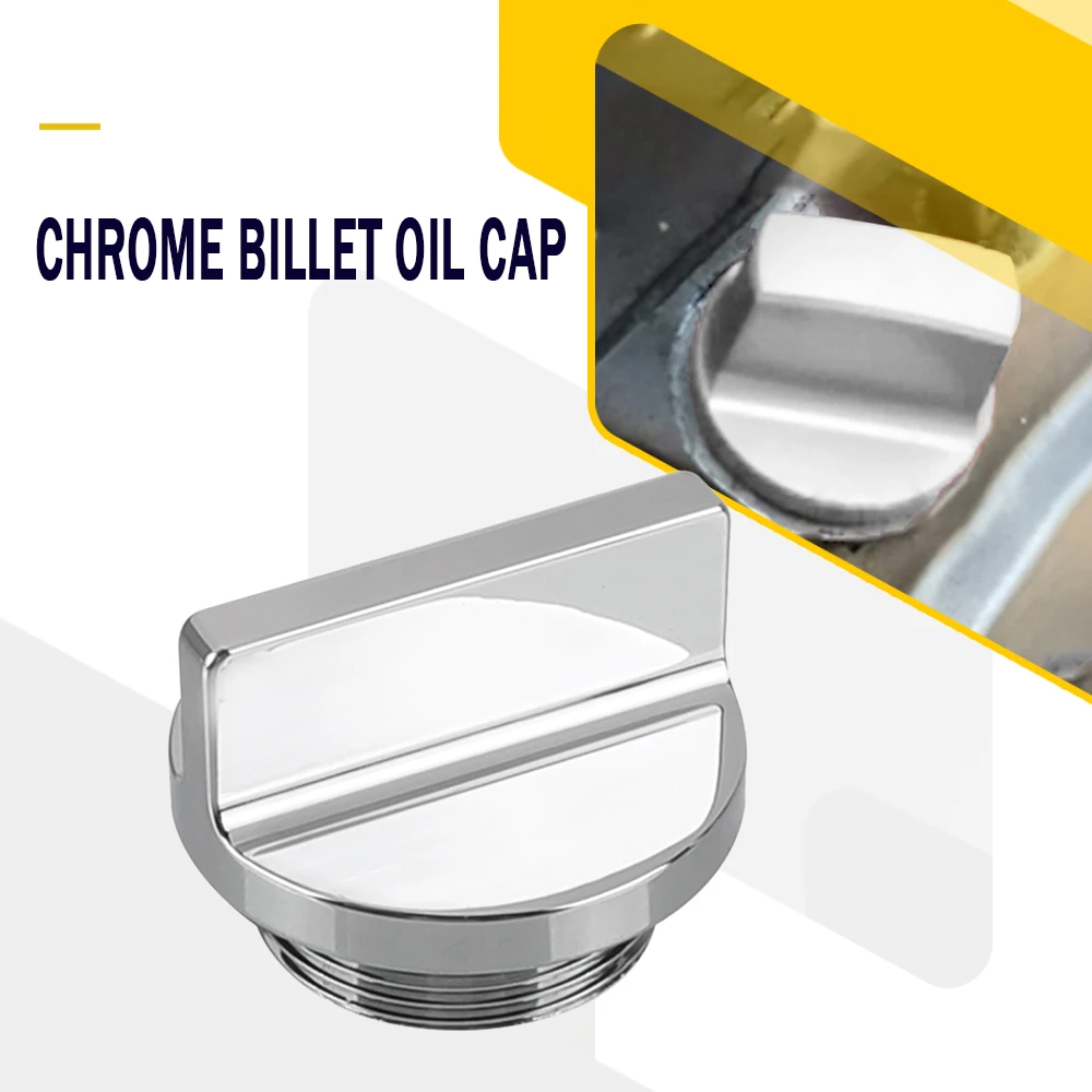 

For Kawasaki Vulcan 900 Classic / LT / VULCAN900 Custom / SPECIAL EDITION 2006-2023 2024 Motorcycle Chrome Billet Oil Filler Cap