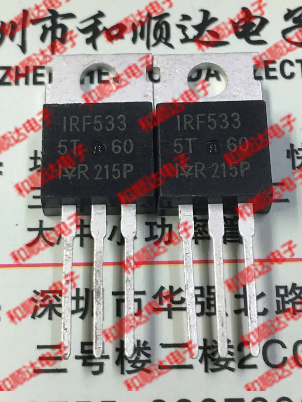 Оригинальный новый 5 шт./IRF533 TO-220 60 В 12 А