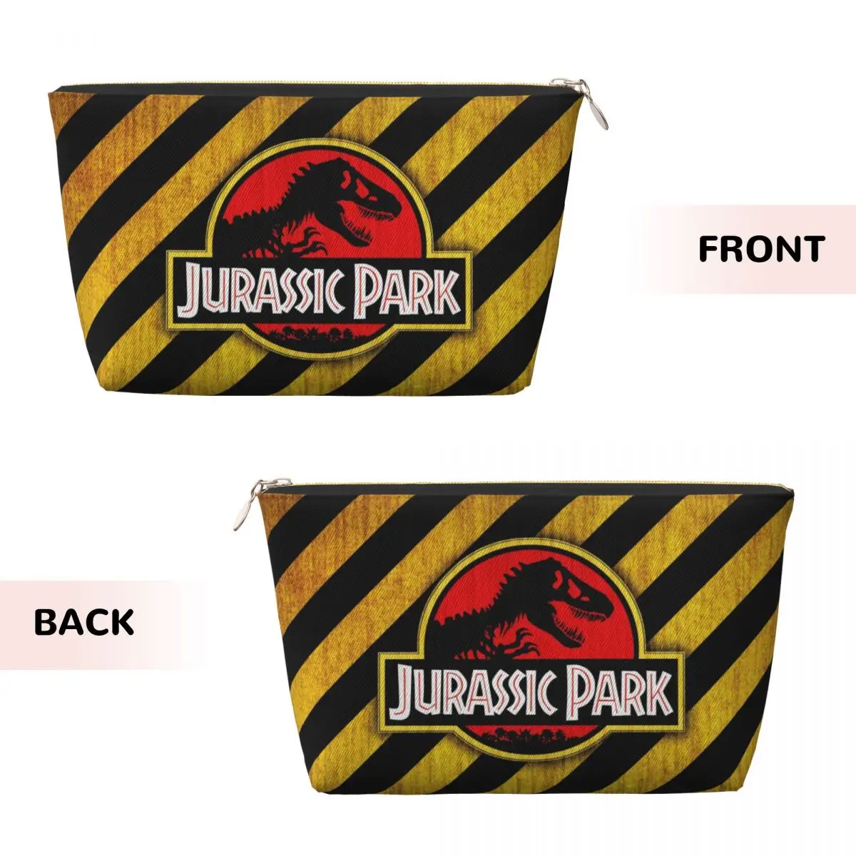 Custom Jurassic Park Toiletry Bag for Women Dinosaur World Cosmetic Makeup Organizer Ladies Beauty Storage Dopp Kit Case