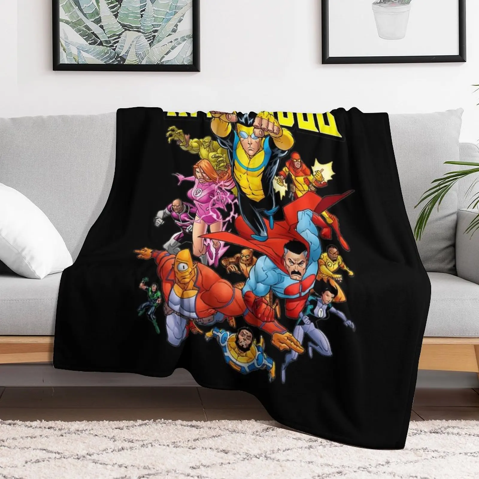 Invincible Invincible Cartoon Throw Blanket