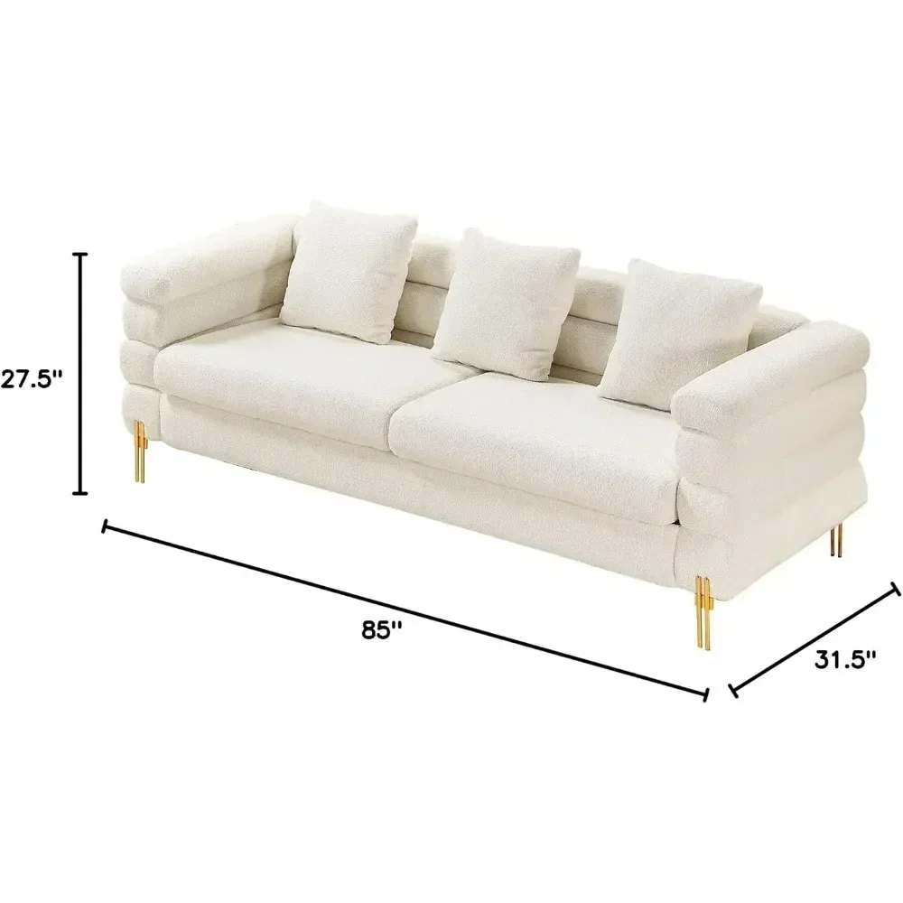 Oversized Sofa, 3 Seater Sofa Comfy Sofa for Living Room- Deep Seat