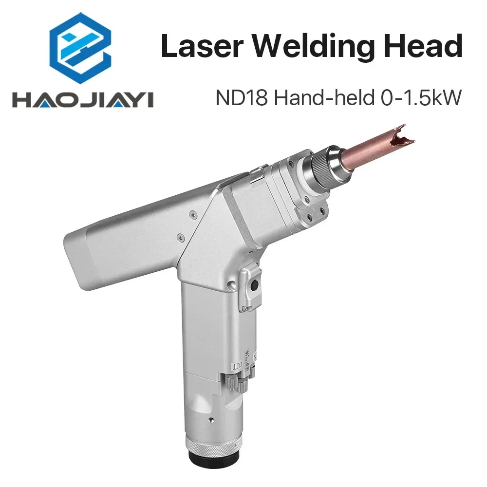 1064nm WSX Hand-held Laser Welding Head ND18 0-1.5kW Wavelength with QBH Connector lens for Fiber Laser Machine
