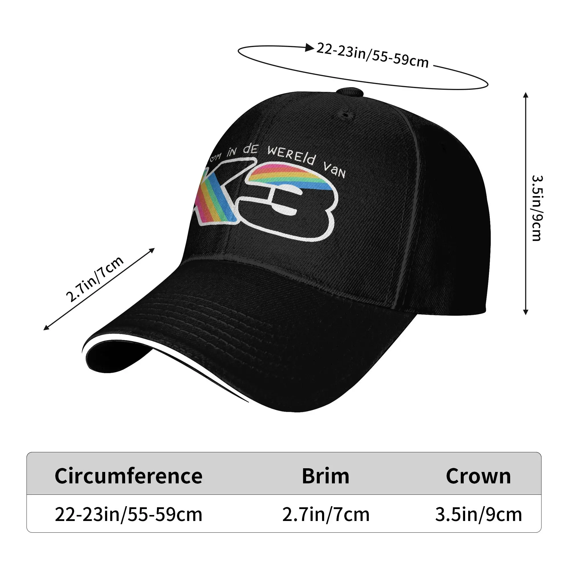 Spring Casual Baseball Cap K3 Studio 100 Running Hippie Hip Hop Hats For Women Men Adjustable  Stylish Baseball Caps