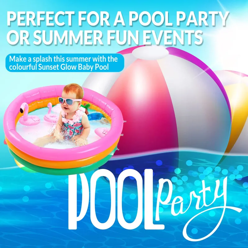 Aufblasbares Kinder-Schwimmbecken für Zuhause, Familienbecken, verdicktes Kunststoff-Babybecken, Ozean-Ballbecken