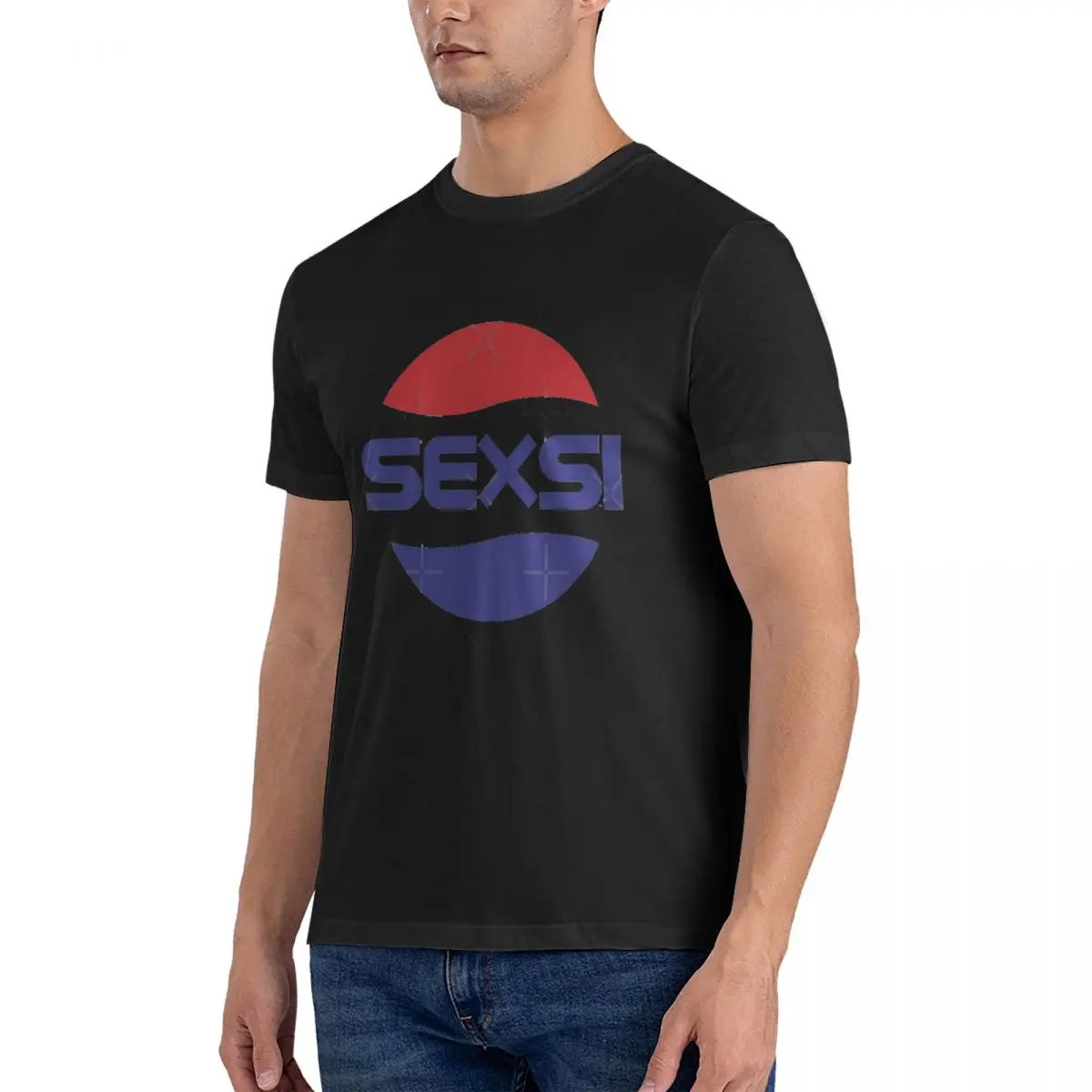 SEXSI - Milton Keynes 1991 T Shirts Men Pure Cotton T-Shirts O Neck S-Sexmachine Tee Shirt mens clothing official-website fugees