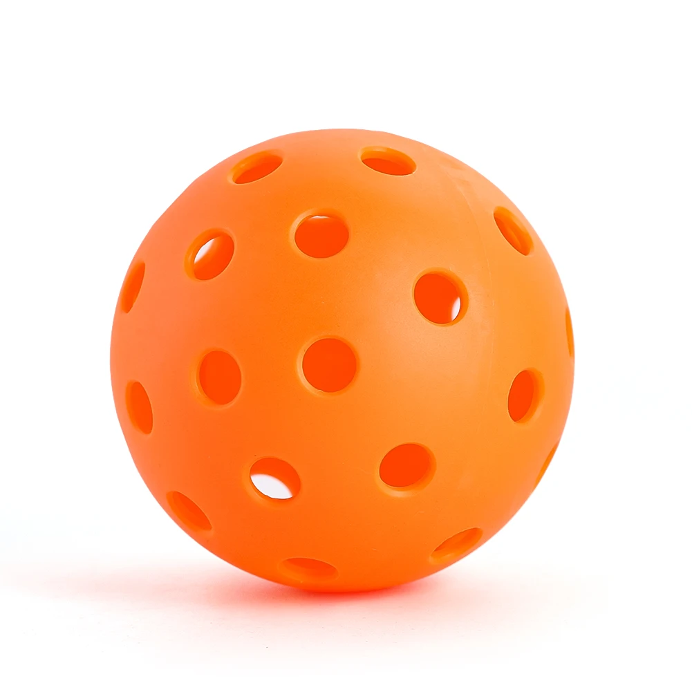 Durable Pickleball Balls Lightweight Plastic Training and Game Equipment Indoor Outdoor Court Use Standard Size Practice Set