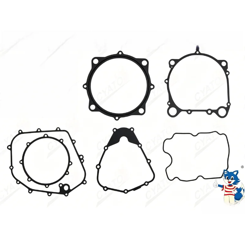 CQHZJ Motorcycle Complete Engine Gasket Set For Benda Chinchilla 300 Motor Cylinder Head Base Full Machine Pad