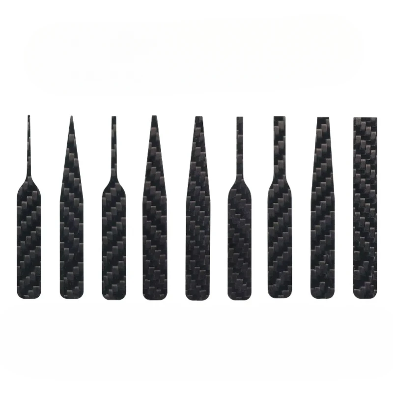 DSPIAE CFB-S01 CFB-S02 CFB-S03 Lrregular Carbon Fiber Sanding Stick Black 3Pcs/set Abrasive Tools