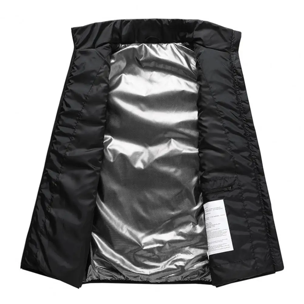 

Unisex Heated Waistcoat USB Heating Vest 3 Temp Modes 8 Heating Zones Vest Coat Stand Collar Windproof Electric Thermal Coat
