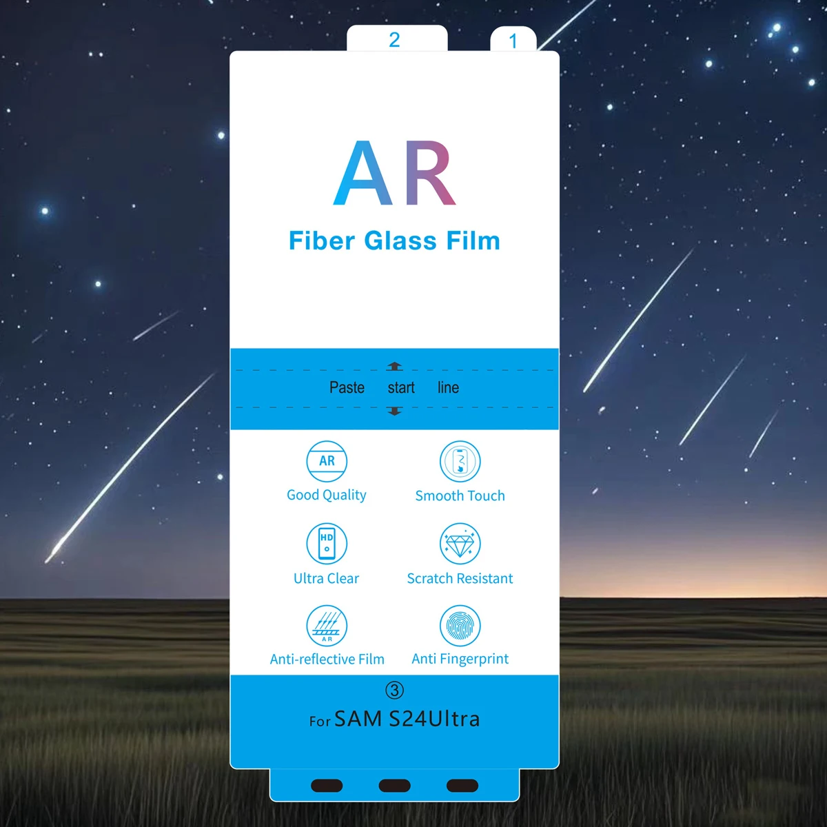 HD Anti-Reflecting Film for Samsung Galaxy S25 Ultra S25 Plus S24 Ultra Anti Glare Screen Protector AR Fiber Film