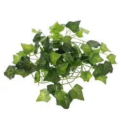 Reptiles Vine Artificial Hanging Plants Artificial Vines Leaf Reptiles Habitat Terrarium Decoration for Snakes Feeder Container