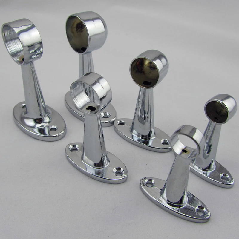 

Zinc Alloy Towel Holder Bracket Stainless Steel Tube Round Pipe Fixing Mount Accessories Drying Rod Towel Stand​