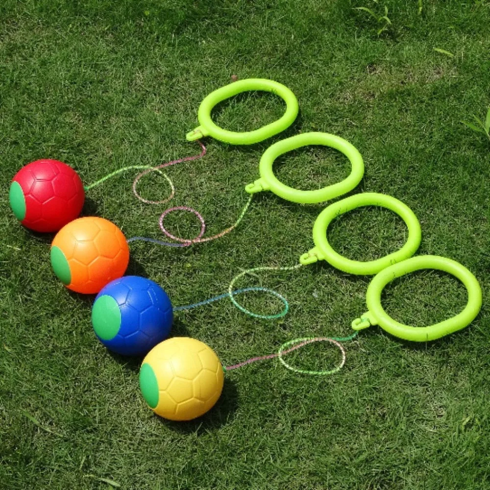 

Creative Hop Skip Ball Ankle Coordination Balance Swing Ball Parent-child Games Toys Jumping Ring Children