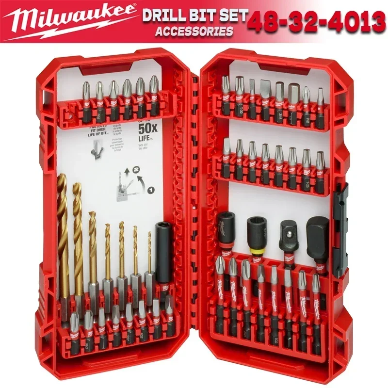 Imagem -02 - Milwaukee 4932492004 48324013 48892531 Conjunto de Broca de Driver Acessórios para Ferramentas Elétricas 4899-4860 4932492008 48-89-2530