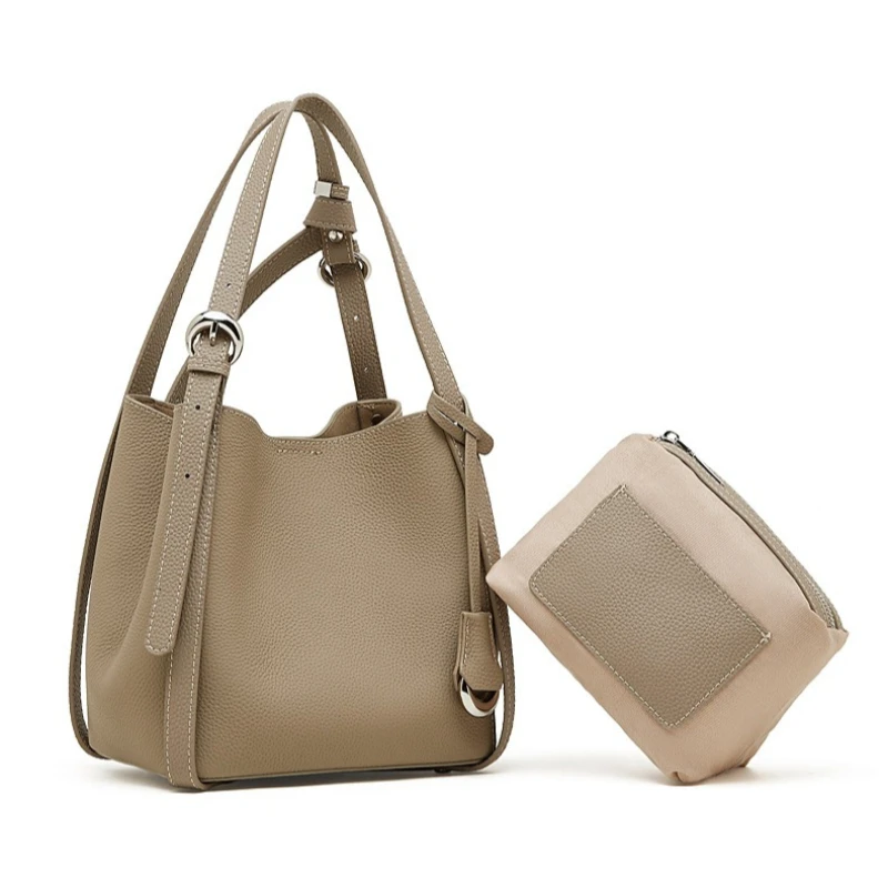 

Jonlily Women Genuine Leather Shoulder Bag Female Handbag Totes Casual Crossbody Bag Small Daybag Commuter Bag Purse -KG2182