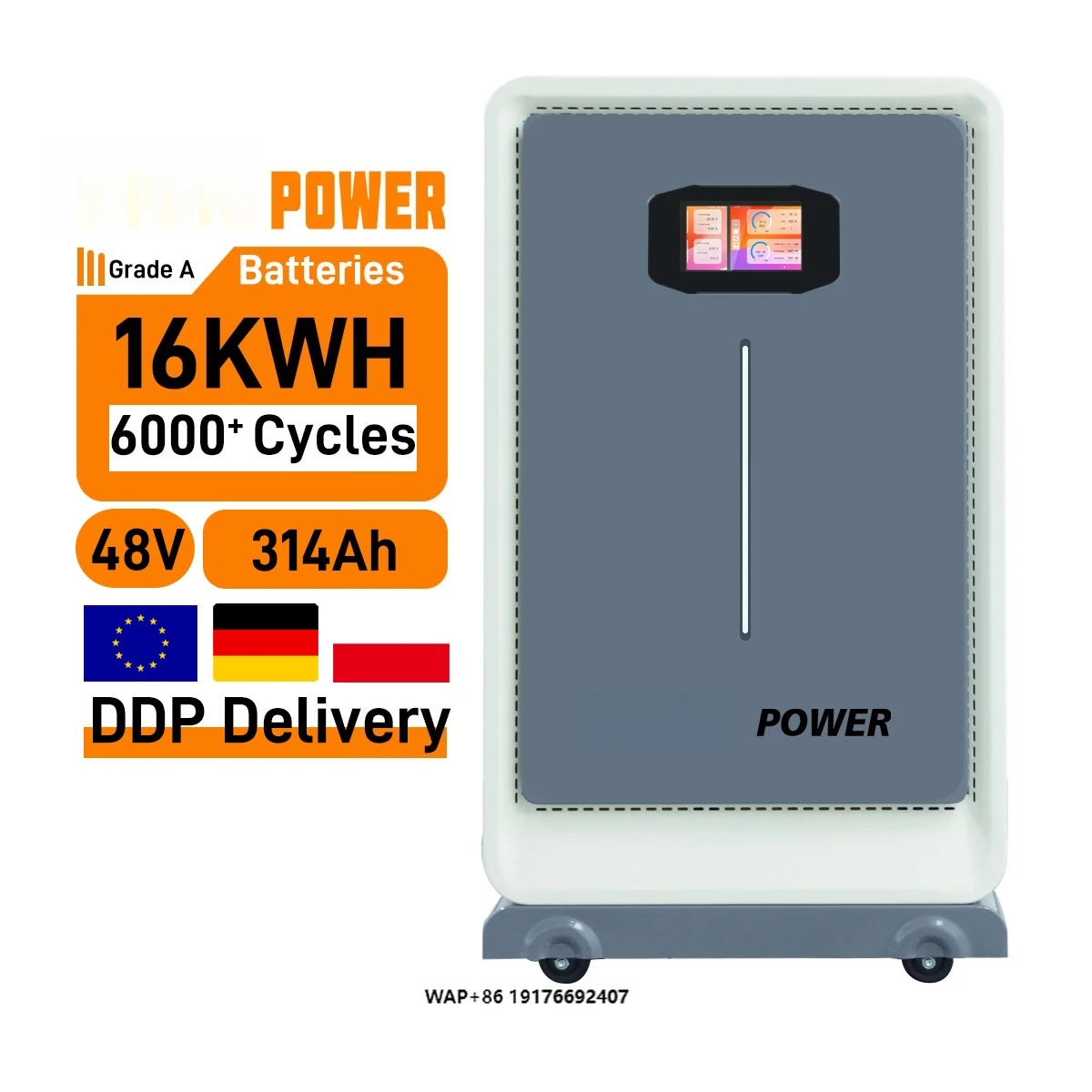 

Solar System Home 15kwh Lithium Battery with Wheels 51.2v 10kwh 20kwh 30kwh 50kwh Lithium Energy Storage Batteries for Home