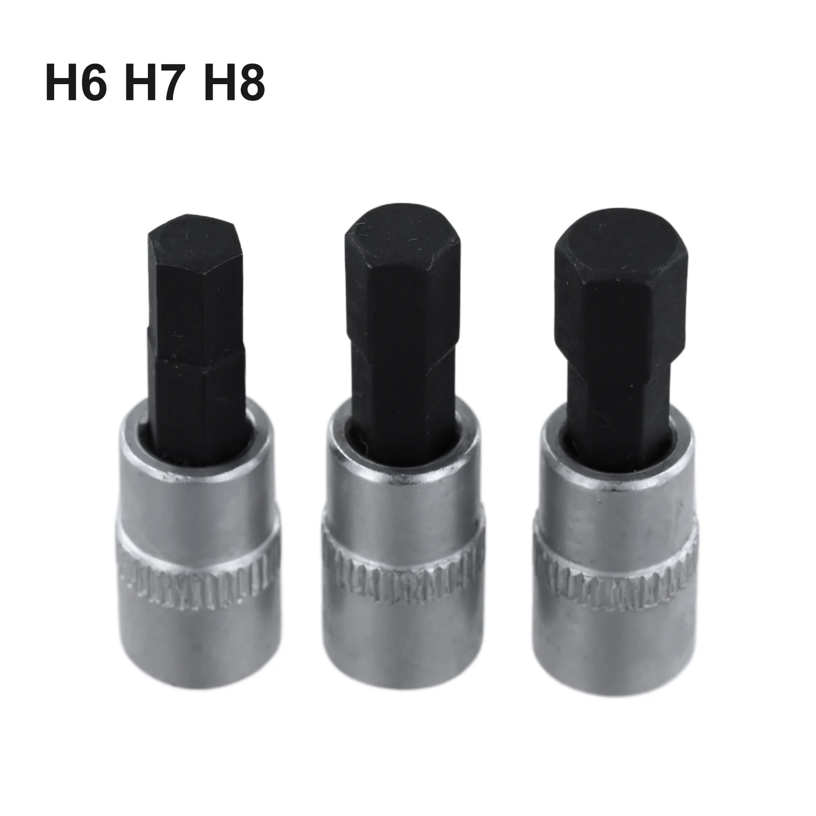 3pcs 1/4 Inch Drive Hex Socket Bit Set 3- 8mm Screwdriver Bits H3 H4 H5 H6 H7 H8 Socket Wrenches Screwdriver Hand Tools