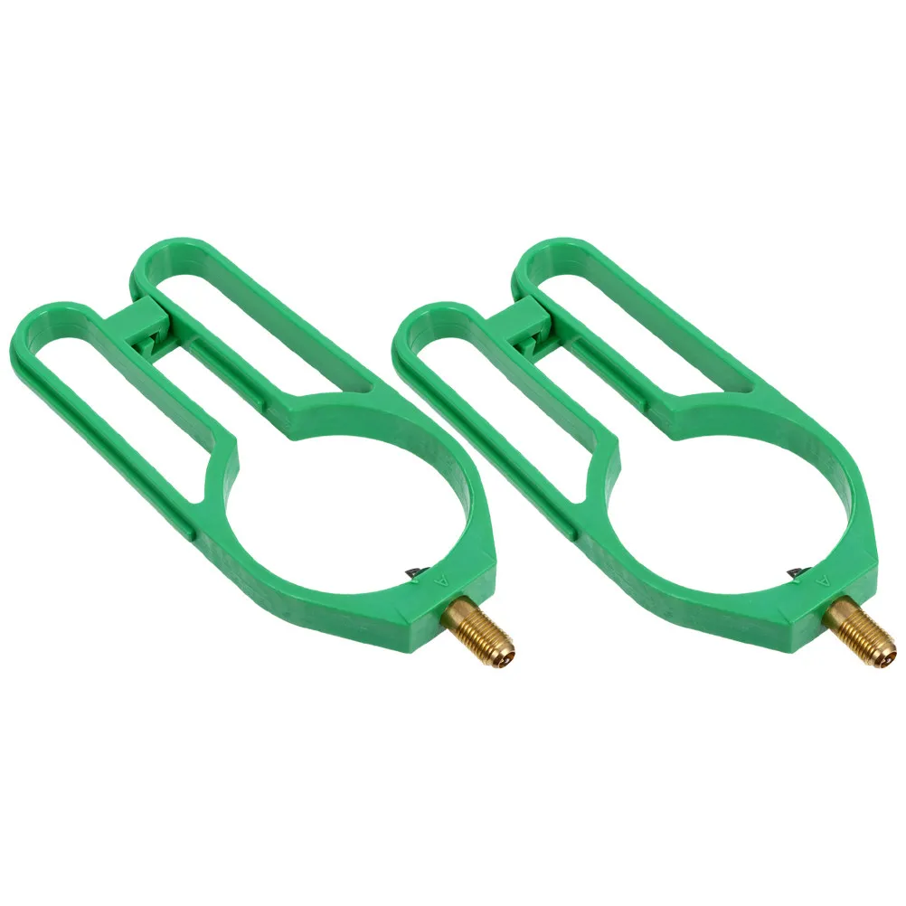 

2Pcs Refrigerant Bottle Opener Valve Car Air Conditioning Can Tap Manual Side Can Tap Refrigerant Filling Dispenser Tool