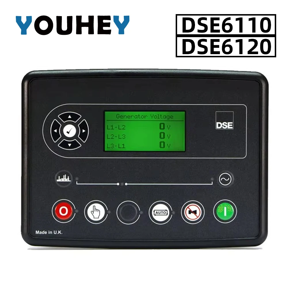 DSE6110 MKIII DSE6120 MKII Deep Sea Auto Stop Generator Controller Panel Control Module Diesel Genset Spare Parts DSE 6110 6120