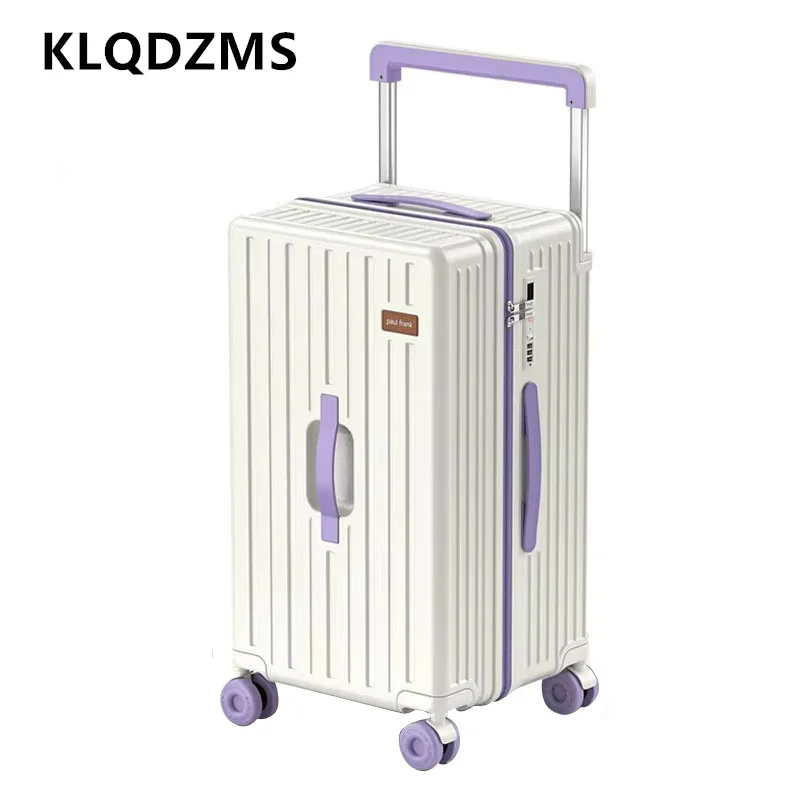 KLQDZMS New Suitcase Women's Large-capacity Trolley Case 20