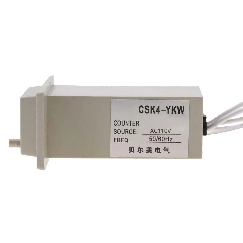 CSK4-YKW 4 Digit Electromagnetic Counter AC 110V (#02)