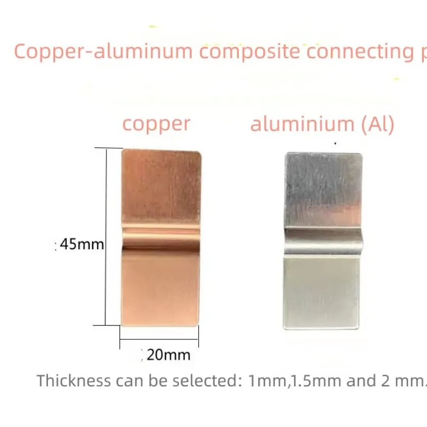 

Медно-алюминиевый композитный лист 1,0 мм. Хранение энергии. Мобильная мощность. Большой одиночный аккумулятор. Автобус. Лазерная сварка 45*20 мм по индивидуальному заказу.