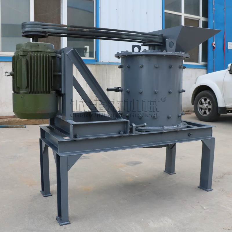 Vertical Shaft Compound Crusher Stone Coal Pebble E-Scrap Recycling Hammer Mill with Core Motor for Recycling
