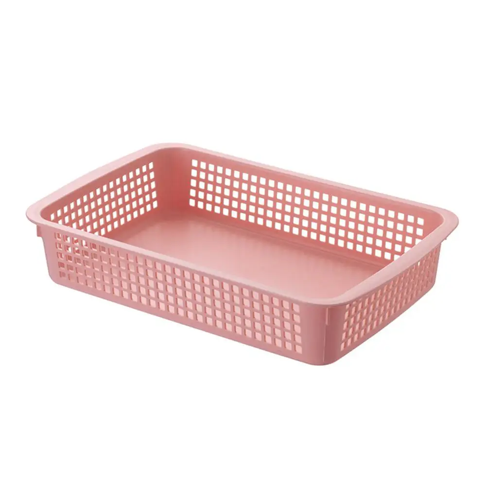 Basket Strong Pressure Resistance Hollow Design Plastic Storage Baskets Frame Storage Basket Storing Thickened Two Options