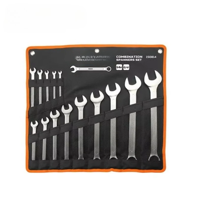 

150814 Industrial 14pcs Crv Combination Tool Spanners Set